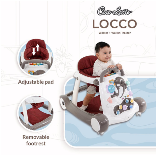 Cocolatte Locco Walker - Brown
