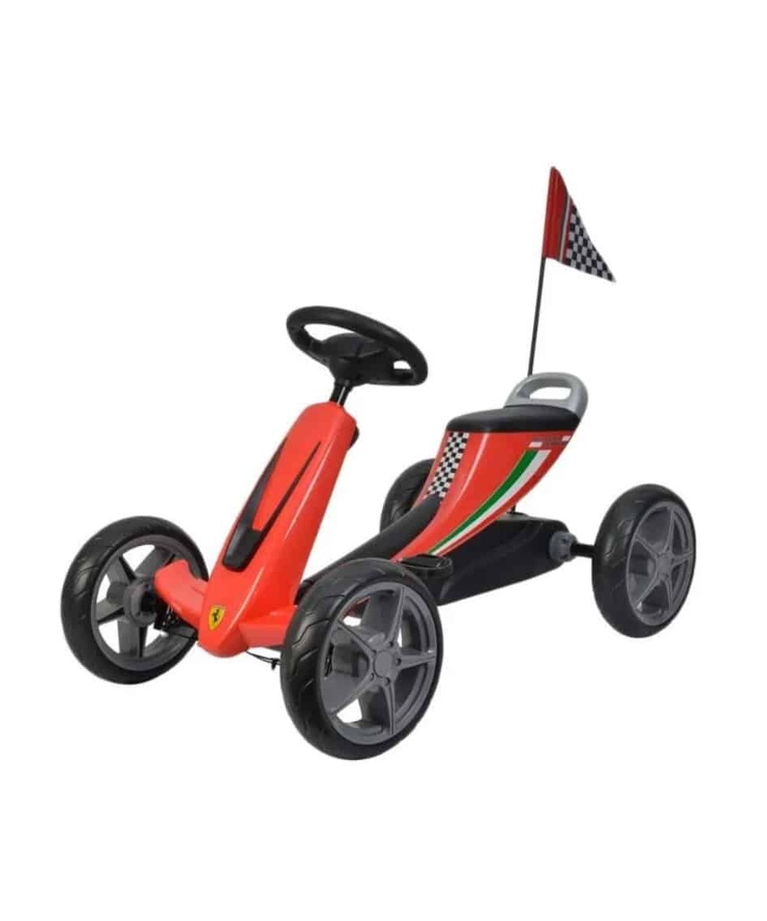 Pliko Scuderia Ferrari Go Kart Ride On Pedal