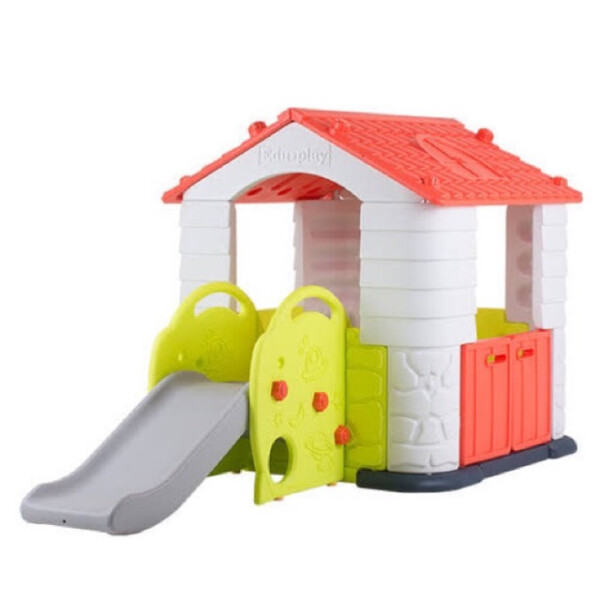 Eduplay Playhouse With Slide (Tanpa Meja and Kursi) - Coral
