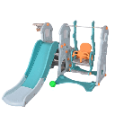 Parklon Big Castle 3in1 Fun Slide and Swing - Tosca