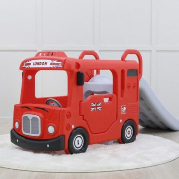 Yaya Tayo Mini Bus and Slide - Red