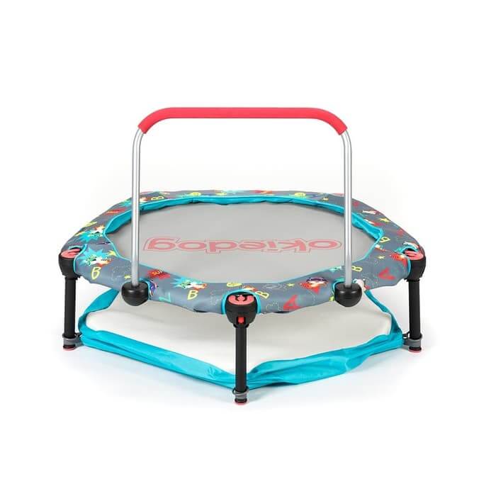 Okiedog Trampoline 100cm Superheroes + Ball Pit (Termasuk Bola)