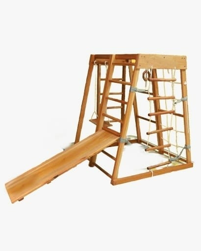 Brakiasi Natural Wood Type Silinder Atas Double - Full Set