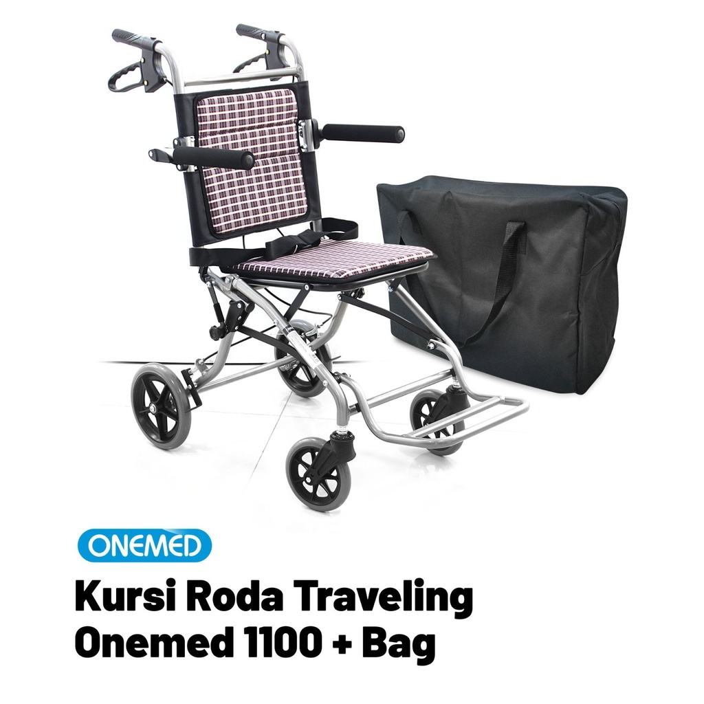 Kursi Roda Onemed Traveling 1100 + Tas