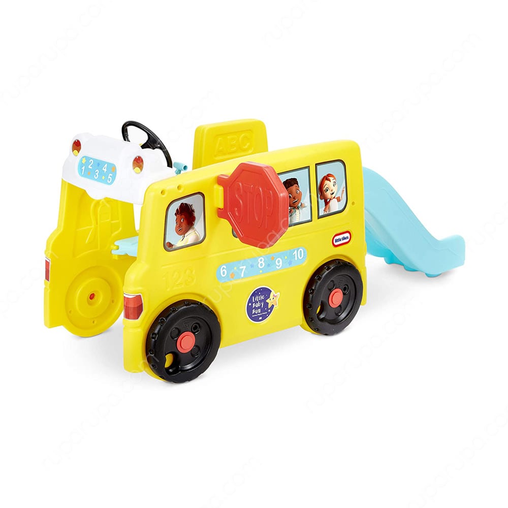 Little Tikes Baby Bum Wheels On The Bus Climber - Yellow Diskon Kondisi