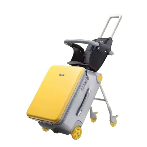 GLT Suitcase Travel Luggage (Yellow)